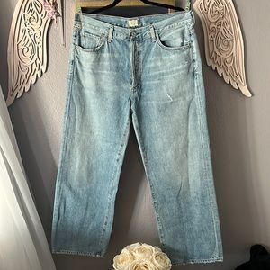 Citizens Of Humanity Premium Vintage Joanna High Rise Wide Leg Super Soft Denim